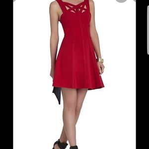 BCBGMAX Red Yasminka dress